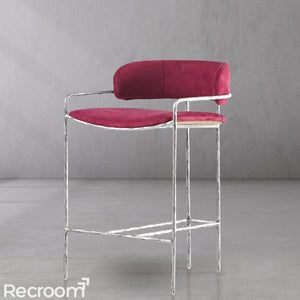 Thaddeo Vintage Armrest Bar Chair - Zonesus