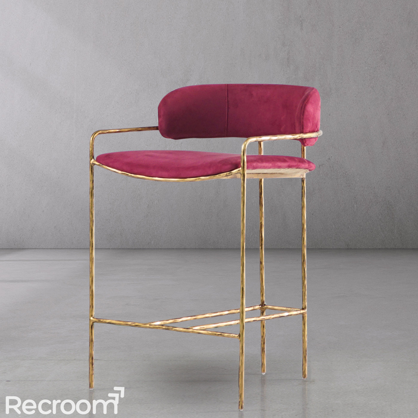 Thaddeo Vintage Armrest Bar Chair - Zonesus