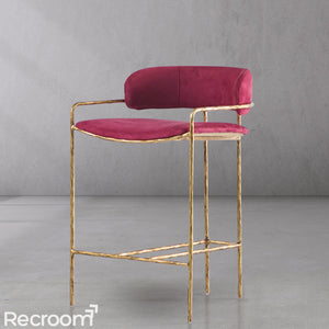 Thaddeo Vintage Armrest Bar Chair - Zonesus