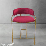 Thaddeo Vintage Armrest Bar Chair - Zonesus