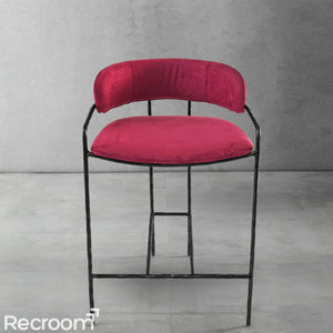 Thaddeo Vintage Armrest Bar Chair - Zonesus