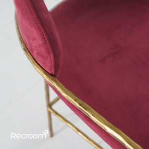 Thaddeo Vintage Armrest Bar Chair - Zonesus