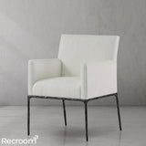 Thaddeo Track Fabric Lounge Armchair - Zonesus