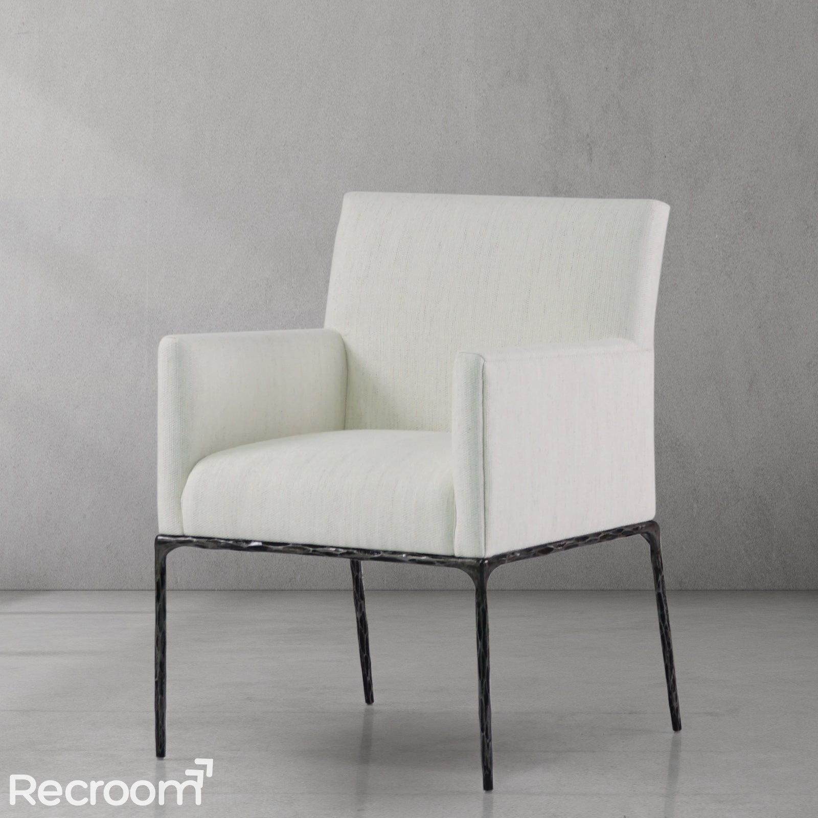 Thaddeo Track Fabric Lounge Armchair - Zonesus
