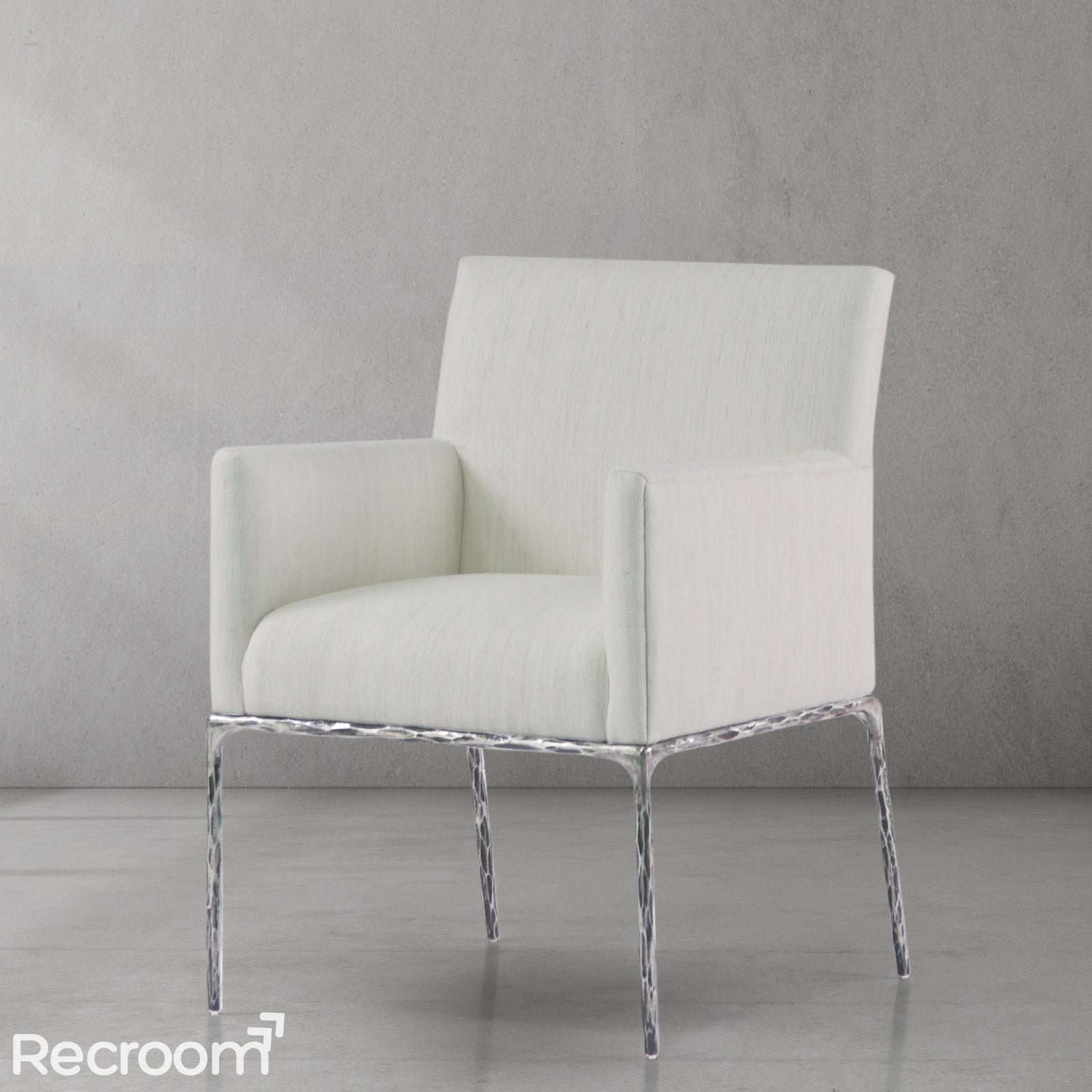 Thaddeo Track Fabric Lounge Armchair - Zonesus