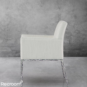 Thaddeo Track Fabric Lounge Armchair - Zonesus