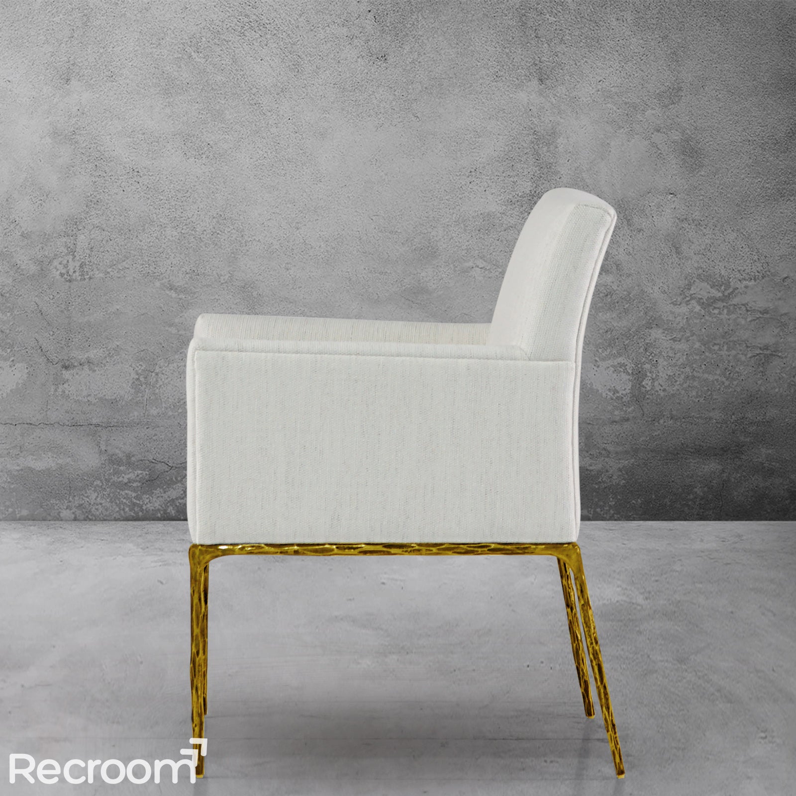 Thaddeo Track Fabric Lounge Armchair - Zonesus