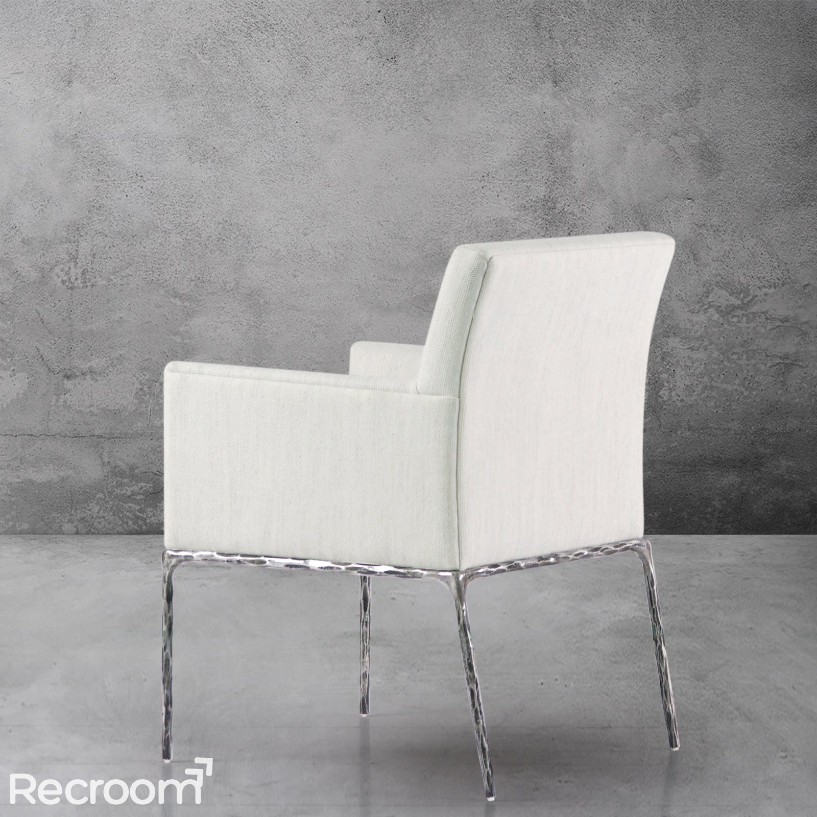Thaddeo Track Fabric Lounge Armchair - Zonesus