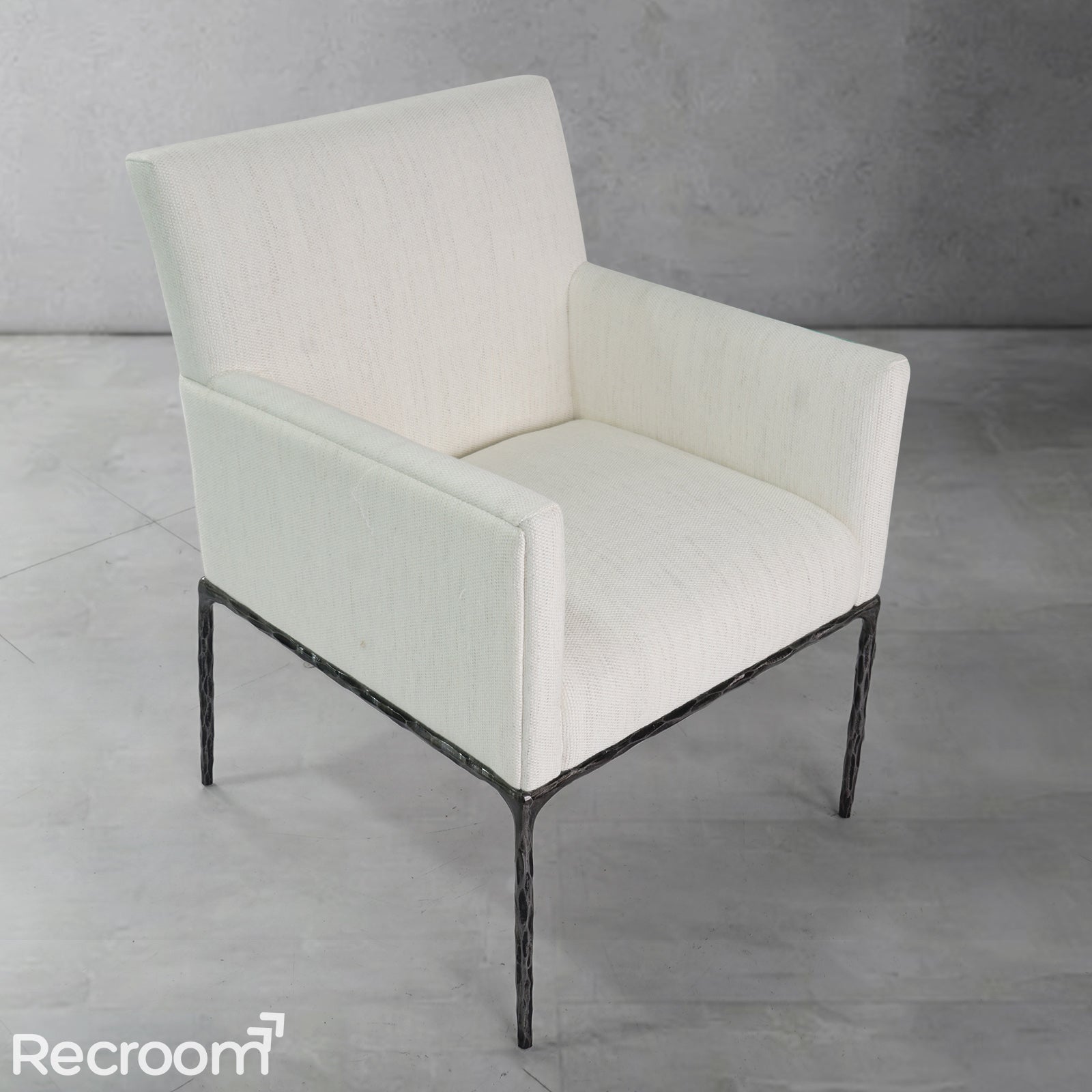 Thaddeo Track Fabric Lounge Armchair - Zonesus