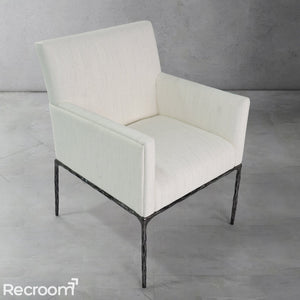 Thaddeo Track Fabric Lounge Armchair - Zonesus
