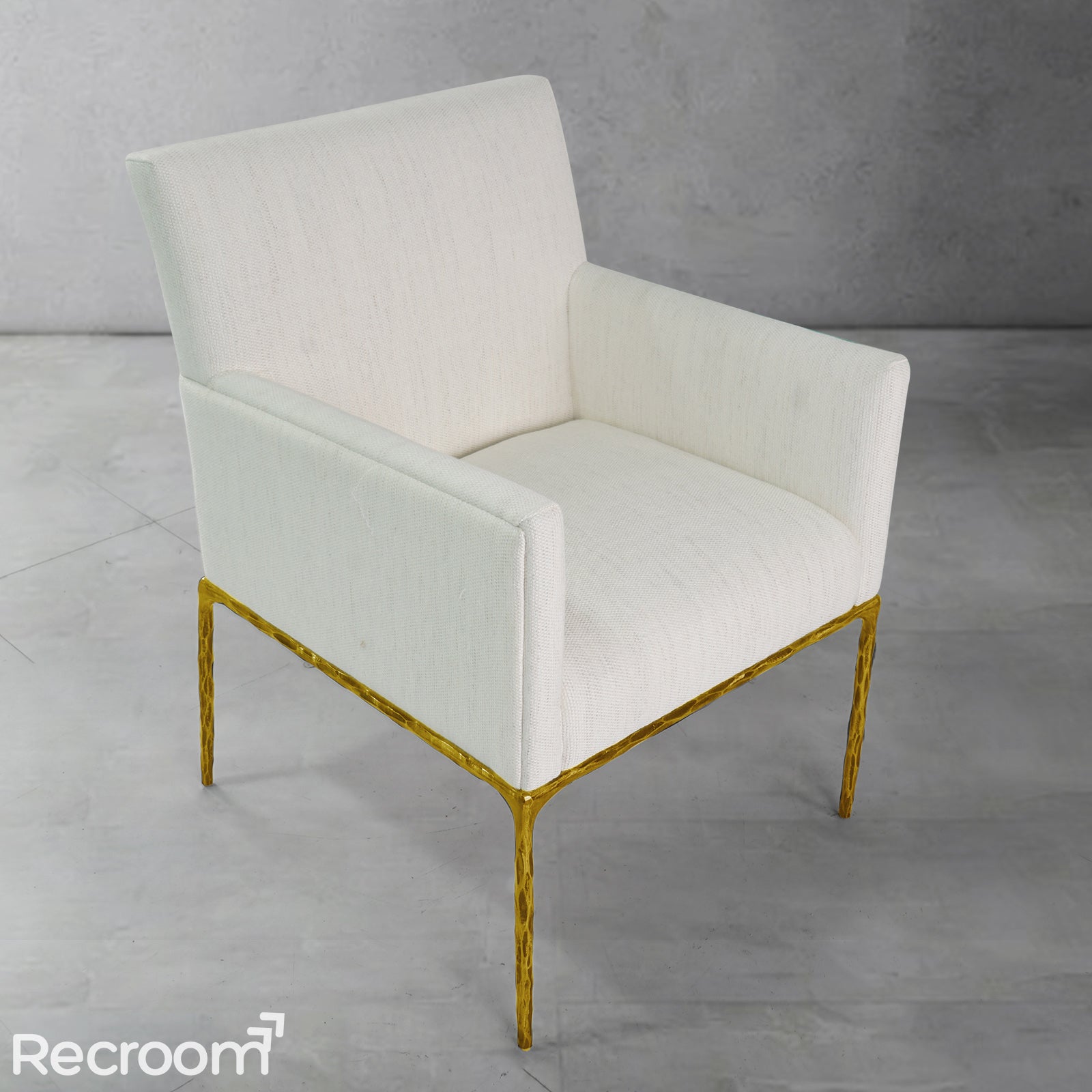 Thaddeo Track Fabric Lounge Armchair - Zonesus