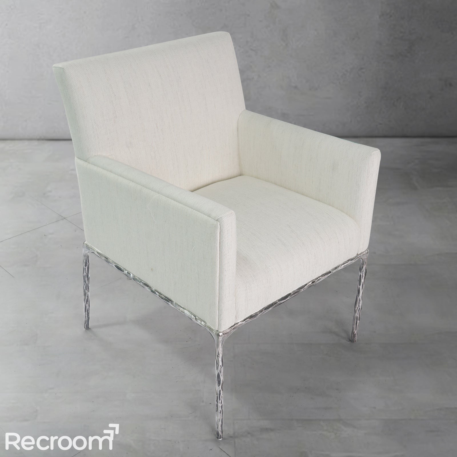 Thaddeo Track Fabric Lounge Armchair - Zonesus