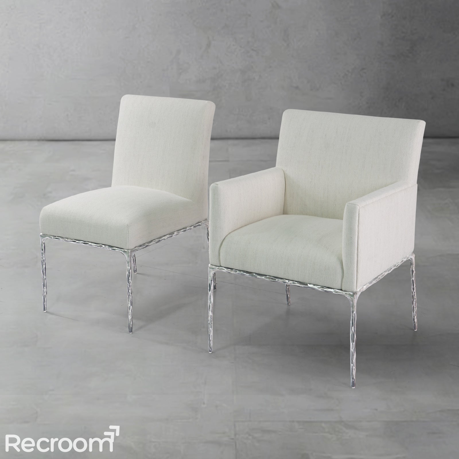 Thaddeo Track Fabric Lounge Armchair - Zonesus