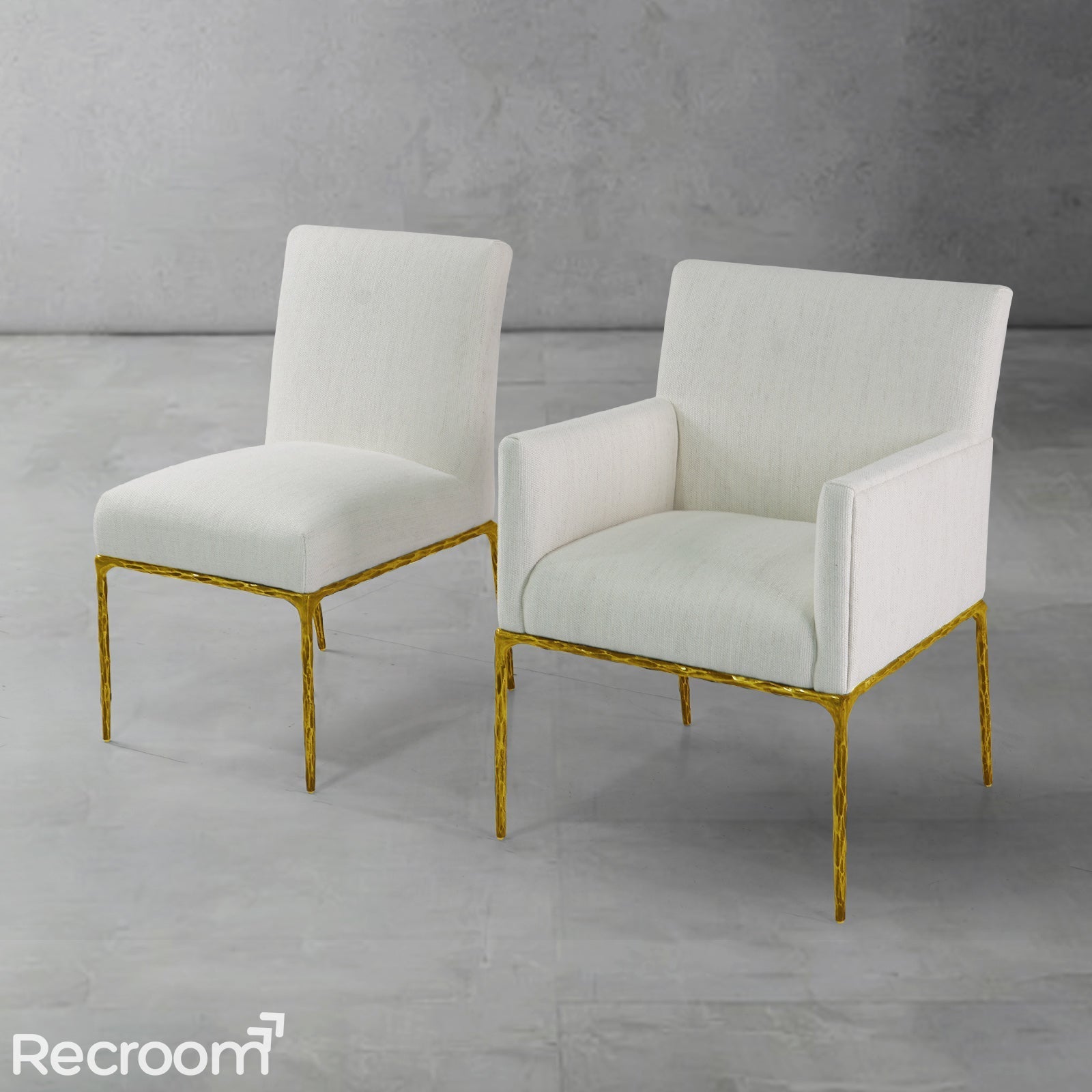Thaddeo Track Fabric Lounge Armchair - Zonesus