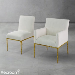 Thaddeo Track Fabric Lounge Armchair - Zonesus