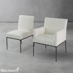 Thaddeo Track Fabric Lounge Armchair - Zonesus