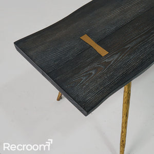 Thaddeo Vintage Style Metal Frame Dining Table - Zonesus