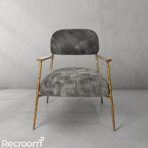 Thaddeo White Pure Wood Handrail Chair - Zonesus