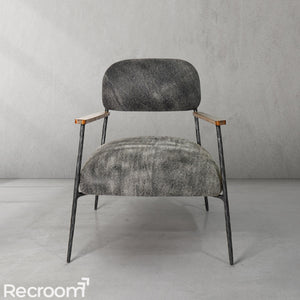 Thaddeo White Pure Wood Handrail Chair - Zonesus
