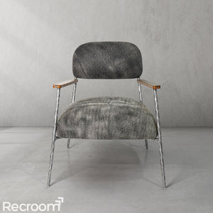 Thaddeo White Pure Wood Handrail Chair - Zonesus