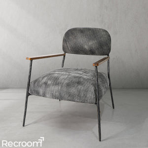 Thaddeo White Pure Wood Handrail Chair - Zonesus