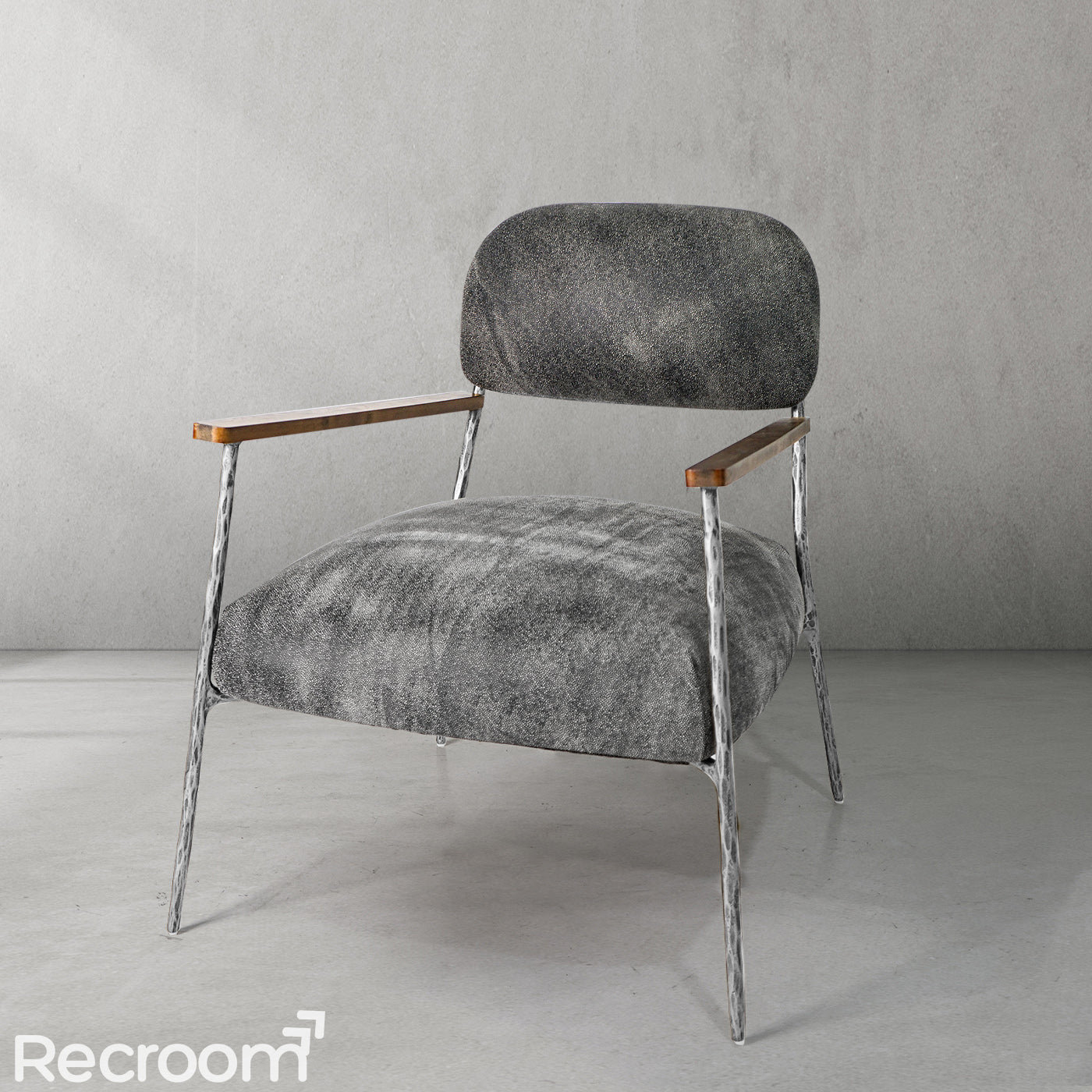 Thaddeo White Pure Wood Handrail Chair - Zonesus