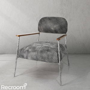 Thaddeo White Pure Wood Handrail Chair - Zonesus