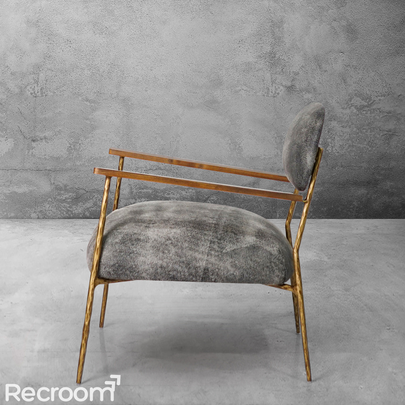 Thaddeo White Pure Wood Handrail Chair - Zonesus
