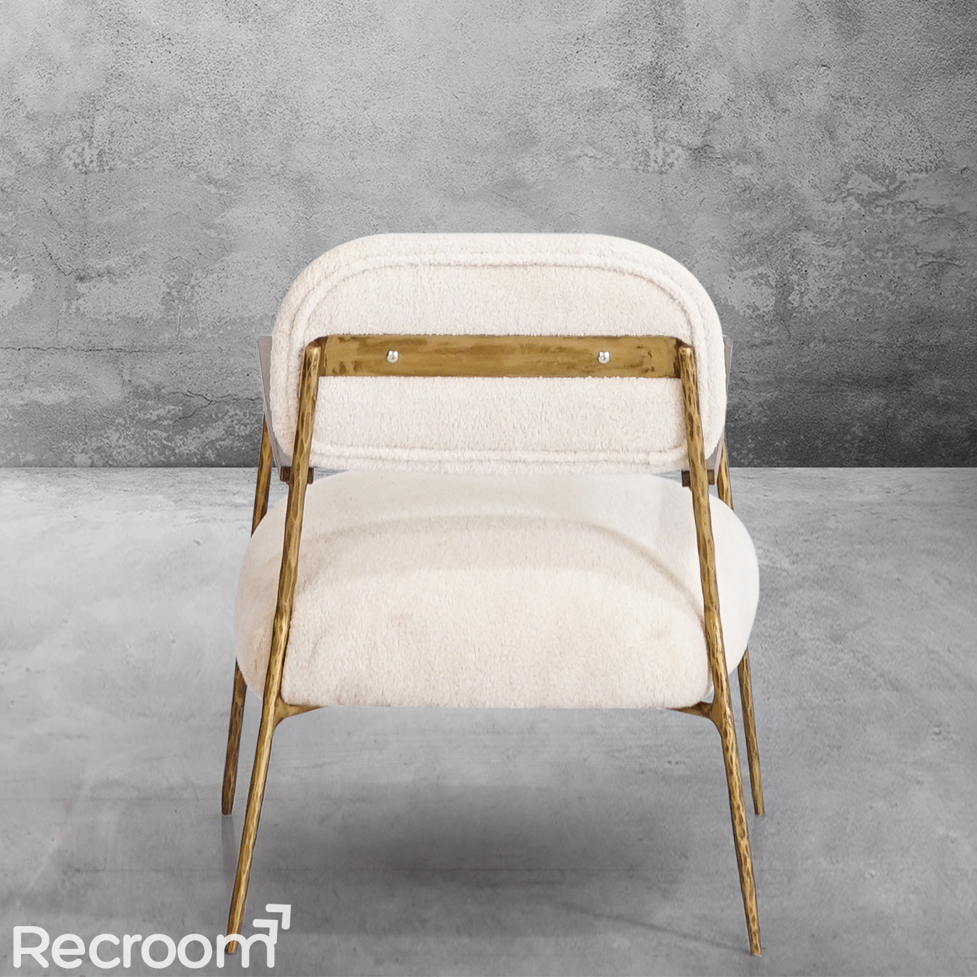 Thaddeo White Pure Wood Handrail Chair - Zonesus