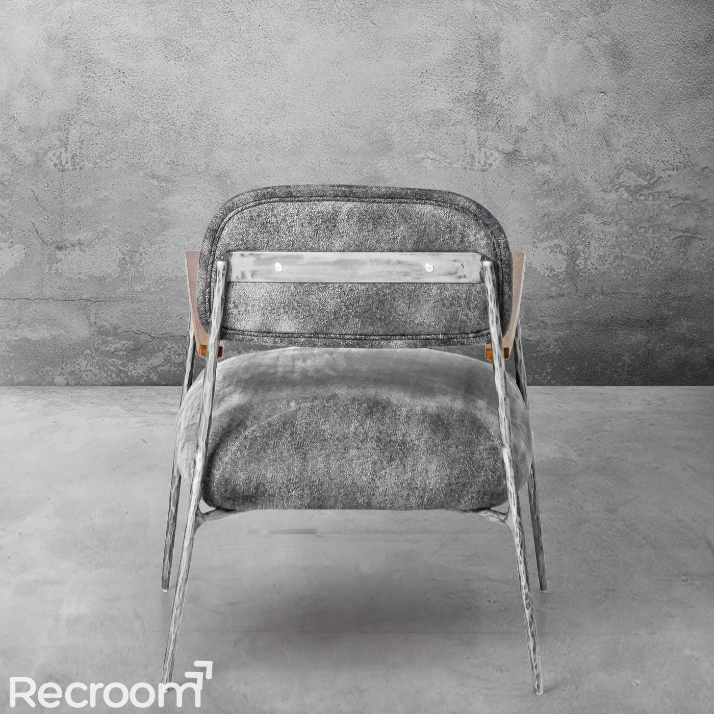 Thaddeo White Pure Wood Handrail Chair - Zonesus