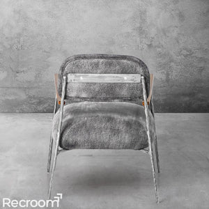 Thaddeo White Pure Wood Handrail Chair - Zonesus