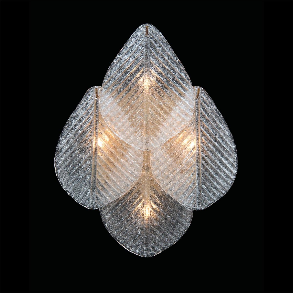 Frosted Glass Petal Wall Sconce - Zonesus