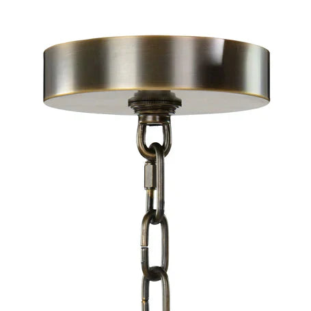 Churippu Magnolia & Tulip Glass Bronze Vertical Twenty-One Light Chandelier AJC-9326 - Zonesus