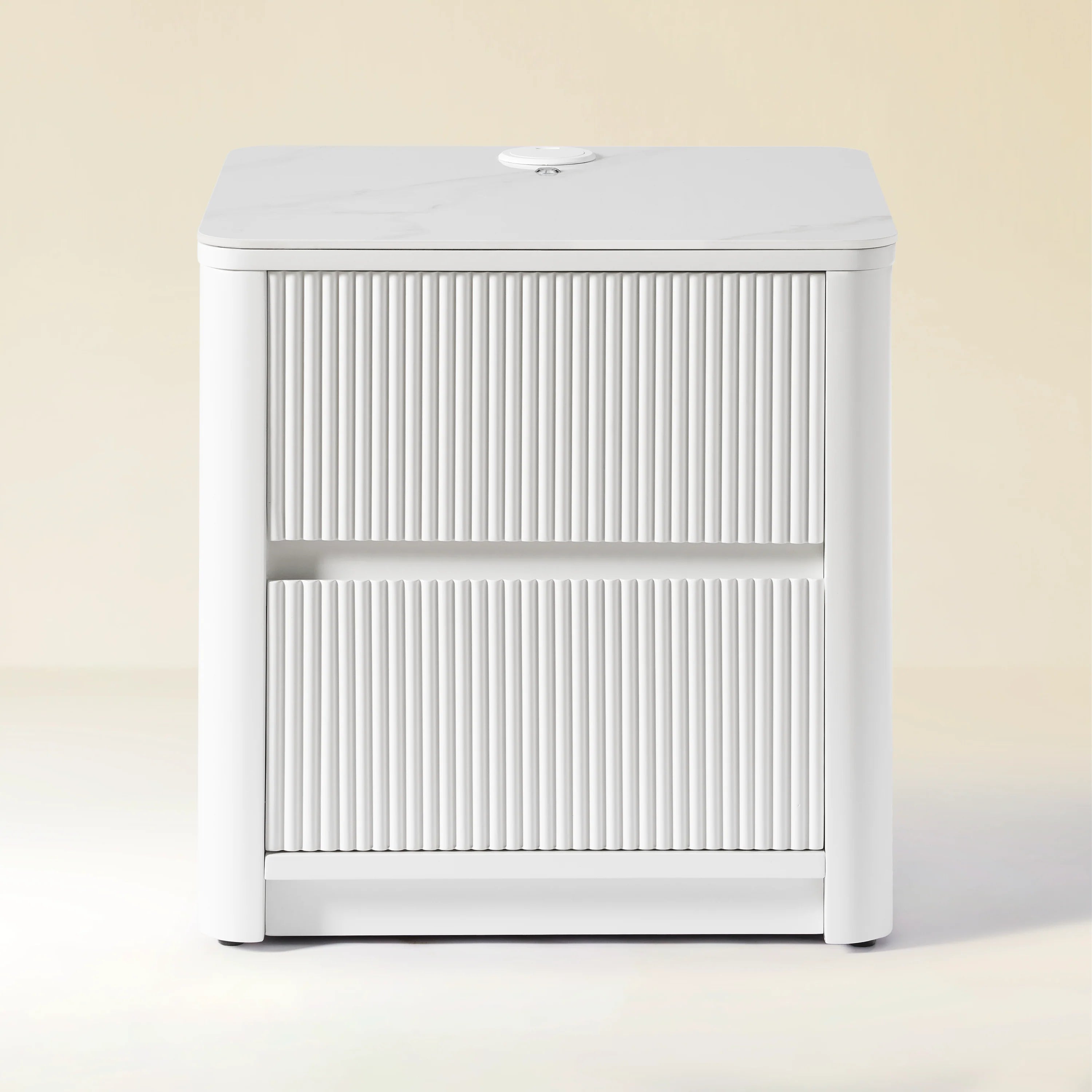 Celia Burnt Stone Nightstand 20"