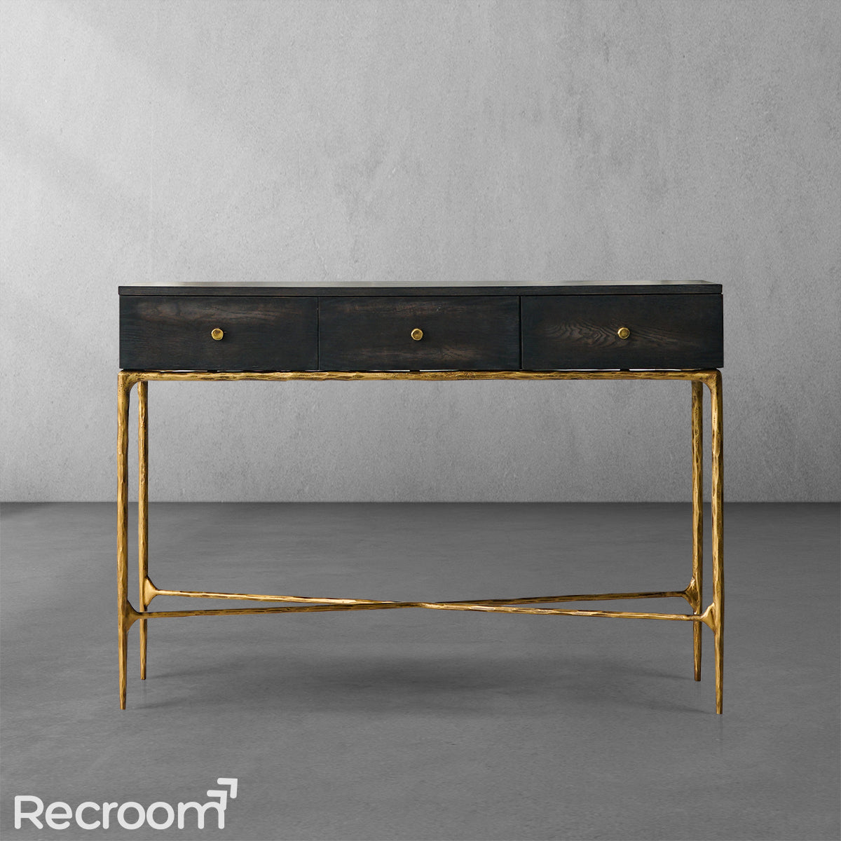 Thaddeo 3 Drawer Desk - Zonesus