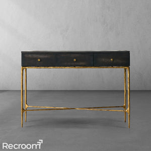 Thaddeo 3 Drawer Desk - Zonesus