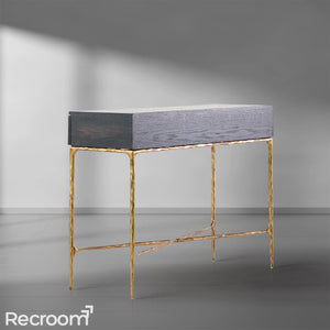 Thaddeo 3 Drawer Desk - Zonesus