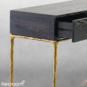 Thaddeo 3 Drawer Desk - Zonesus