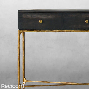 Thaddeo 3 Drawer Desk - Zonesus
