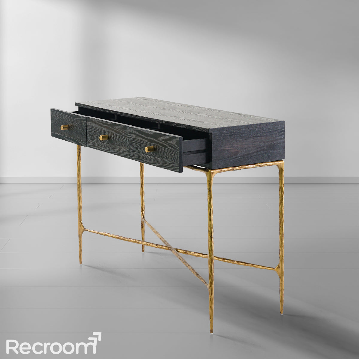 Thaddeo 3 Drawer Desk - Zonesus