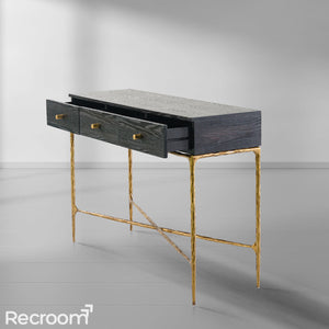 Thaddeo 3 Drawer Desk - Zonesus