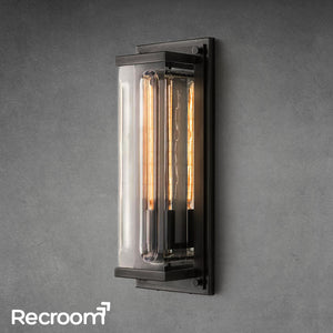 Saviler Grand Rectangular Sconce 8” - Zonesus