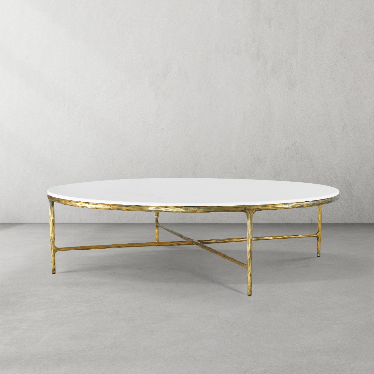 Thaddeo Marble Round Coffee Table - Zonesus