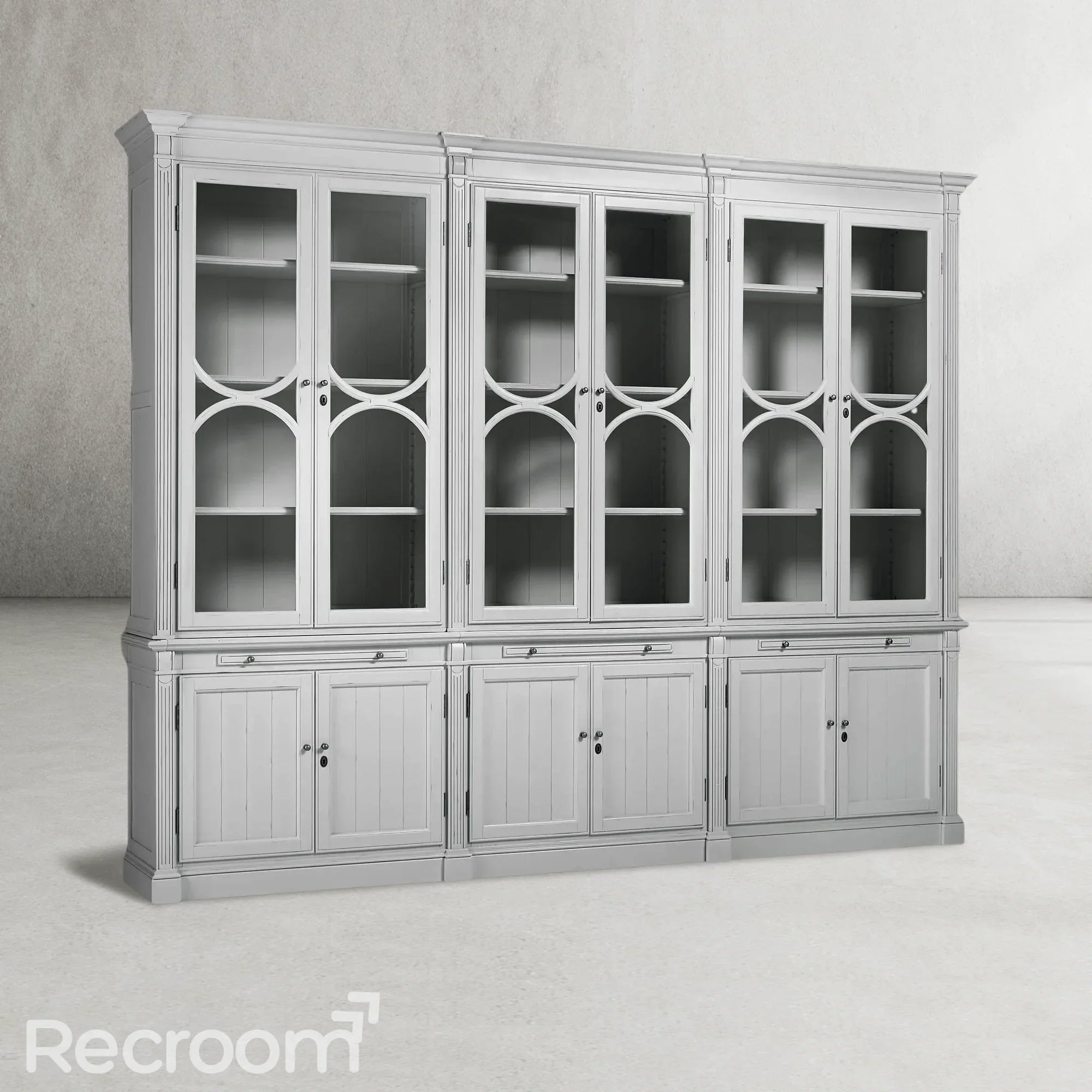Athus Modular Triple Display Cabinet - Zonesus