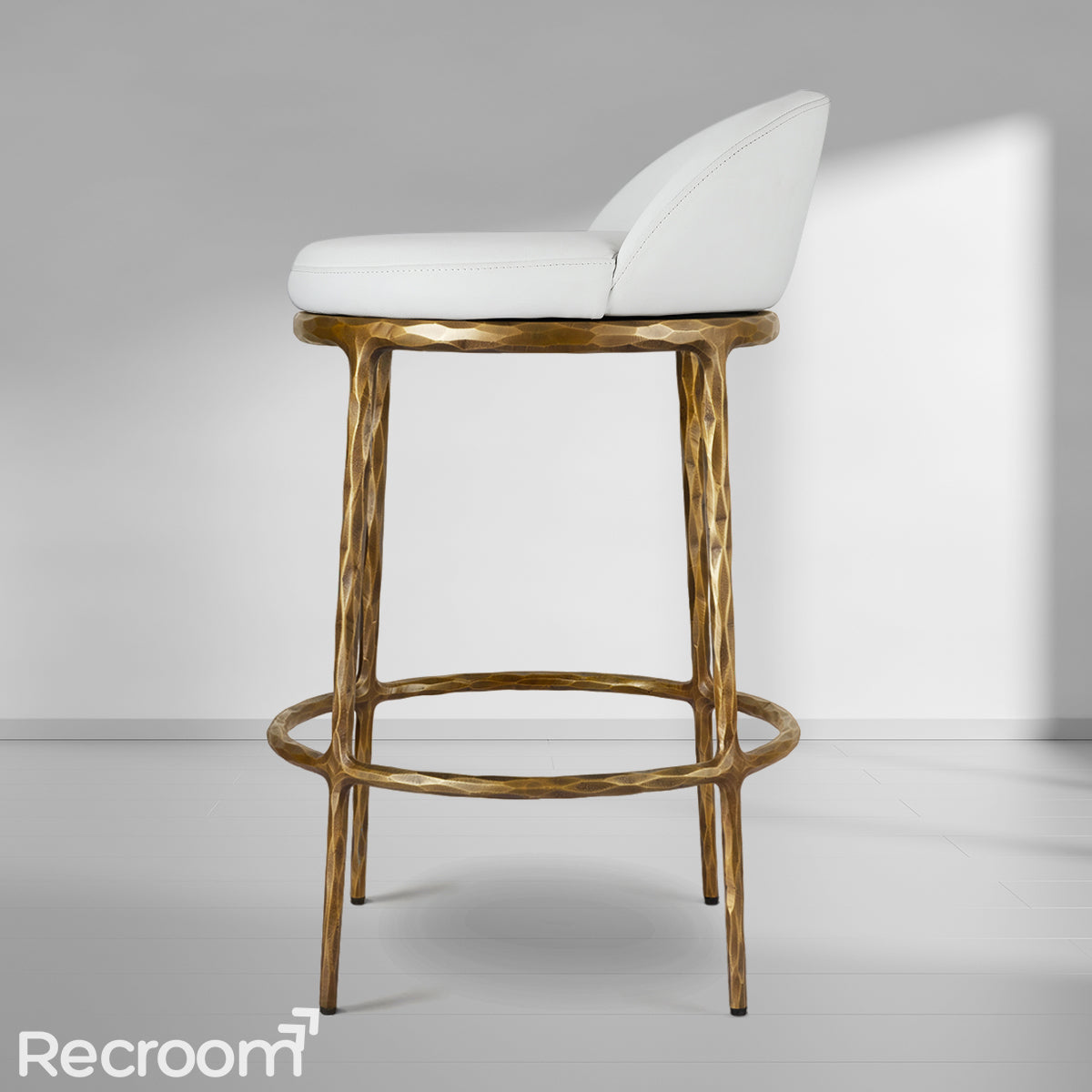 Thaddeo Fabric Swivel Bar & Counter Stool - Zonesus