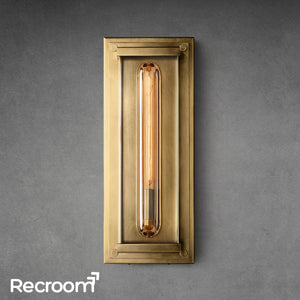 Saviler Grand Rectangular Sconce 8” - Zonesus