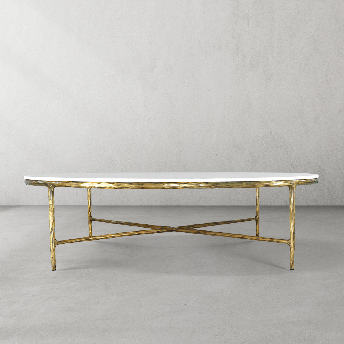 Thaddeo Marble Round Coffee Table - Zonesus
