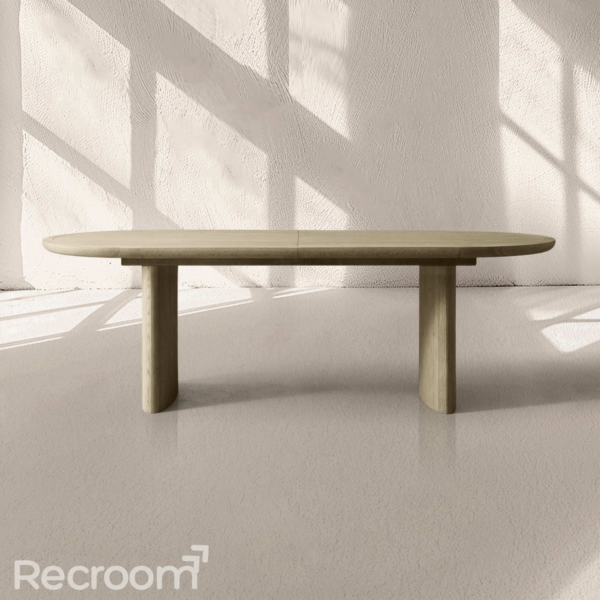 Radva Extendable Oval Dining Table - Zonesus