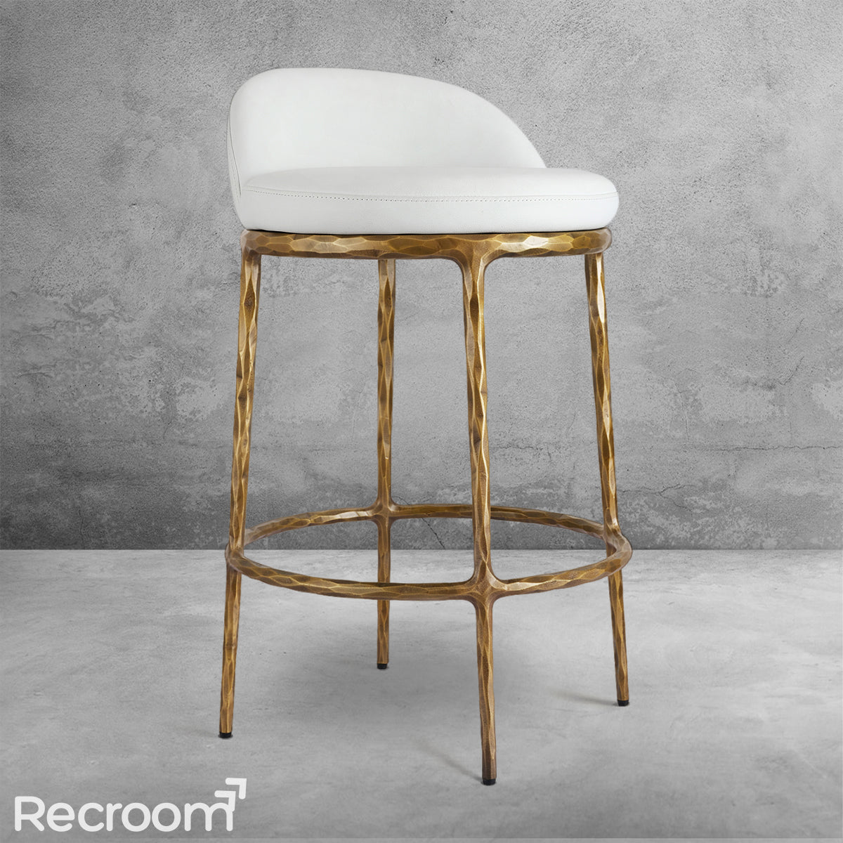 Thaddeo Fabric Swivel Bar & Counter Stool - Zonesus