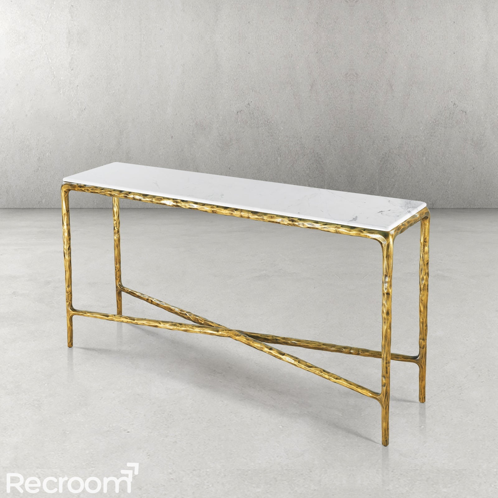 Thaddeo Marble Console Table - Zonesus